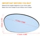 thumbnail image 3 of Coche Azul Retrovisor Derecho Espejo Cristal 51167157247 con Trasera Placa, 3 of 7
