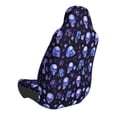 thumbnail image 2 of Wukai Skull flower leaf purple Full Set Car Seat Covers with Soft Padding Universal Auto Front Seats Protector and Cushion Mat, 2 of 5