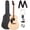 Natural - Left Handed, variant on Fender California Standard Redondo Left-Handed Acoustic Guitar - Natural Bundle with Hard Case, Tuner, Strings, Strap, String Winder, Picks, and Austin Bazaar Instructional DVD