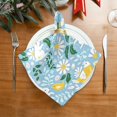 thumbnail image 2 of Iauyy Satin Napkins Set of 1- Blue-bunny Print DIY Printing Decoration Cloth Napkin- Easy Care for Home/Party, 2 of 8