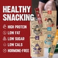 thumbnail image 2 of Righteous Beef Jerky Variety Pack Gift Basket - Great Gifts for Men - Gluten Free, High Protein Healthy Snack - Beef, Pork, 2 of 7