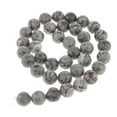 thumbnail image 2 of Esquirla Pierre Naturelle Ronde 4-12mm Perles Intercalaires DIY Fabrication de Bijoux 10MM, 2 of 7