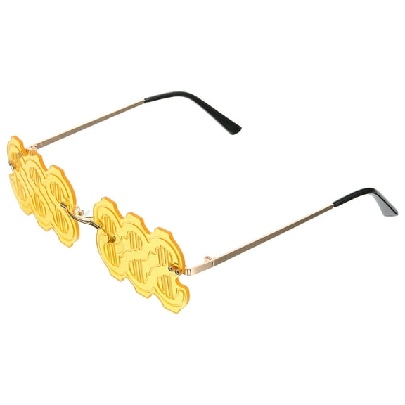 OUNONA Party Sunglasses Dollar Glasses Prop Funny Eyeglasses Novelty Sunglasses Decoration Party Supply