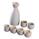 thumbnail image 4 of Juego de sake de cerámica, decoración para bebidas de sake, artículos para beber, sake de cerámica tradicional Blanco, 4 of 9