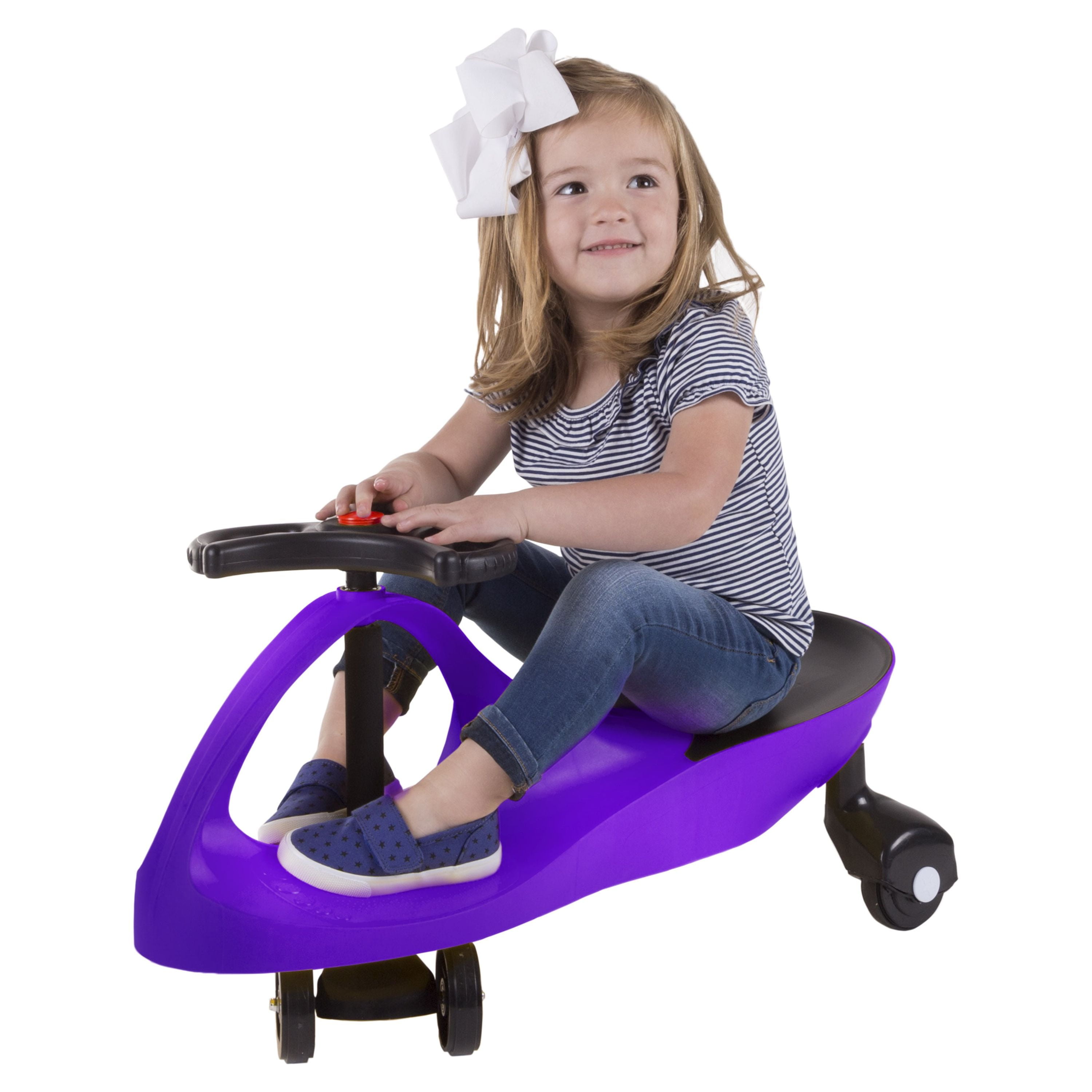 Lil' Rider Classic Wiggle Car Ride on Toy for Kids 3 Years and Up (Purple)