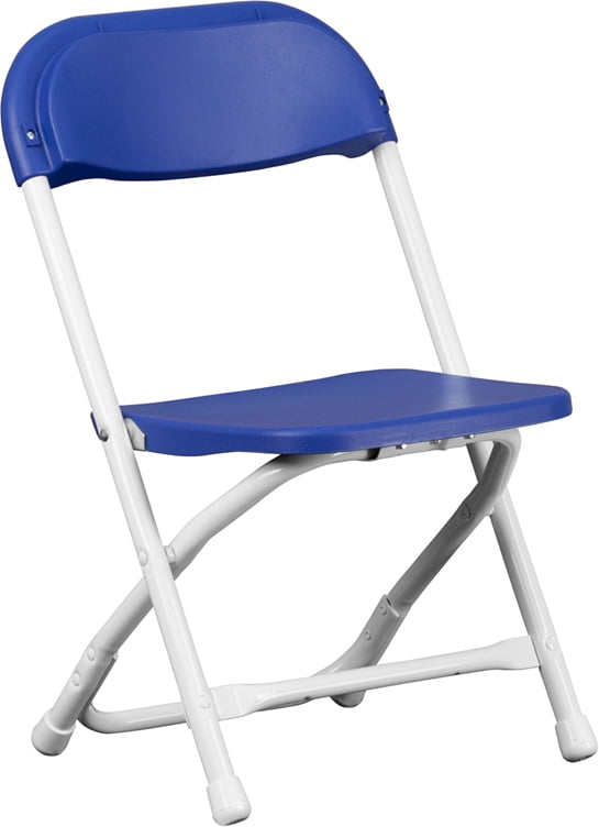 blue foldable chair