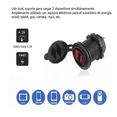 thumbnail image 4 of Cargador Iluminado Dual Usb Salida Coche 12v 2.1a 2 pzs Negro BLOOSOM, 4 of 4