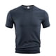thumbnail image 1 of pstuiky camisetas de hombre, Blusas de cuello redondo y manga corta de seersucker transpirables y de moda para hombre camisas casuales para hombre l, 1 of 4