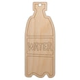 thumbnail image 1 of Water Bottle Doodle Wood Holiday Christmas Tree Ornament Unfinished DIY Pre-Drilled Craft, 1 of 7