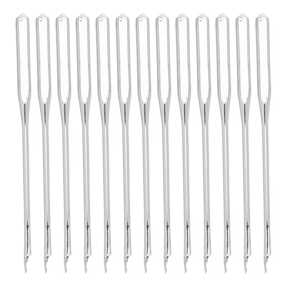 50 agujas para máquina de coser: agujas resistentes 100/16 para vaqueros y ropa. Accesorios de bordado para máquinas de coser domésticas.