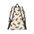thumbnail image 3 of Balery Cute Sloth Vintage Canvas Backpack for Men and Women - Large Capacity, Durable Travel Laptop Bag for School, Work, Hiking, and Outdoor Activities, 3 of 7