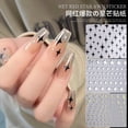 thumbnail image 3 of Pegatinas 3D de estrella dorada y plateada para decoración de uñas, calcomanías de luna creciente en blanco y negro, pegatinas deslizantes autoadhesivas para esmalte, decoración de manicura, 3 of 5