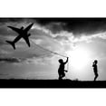 thumbnail image 3 of Trijoko 24x17 Black Modern Framed Museum Art Print Titled - Fly my Plane, 3 of 5