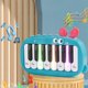 thumbnail image 4 of Piano de bolsillo con botones de colores | Teclado electrónico de 15 teclas para niños de 3 a 6 años | Instrumento musical portátil con luces y sonido | Juguete para principiantes en educació, 4 of 5