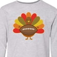 thumbnail image 4 of Inktastic Thanksgiving Day Turkey Football Fan Long Sleeve Youth T-Shirt, 4 of 5