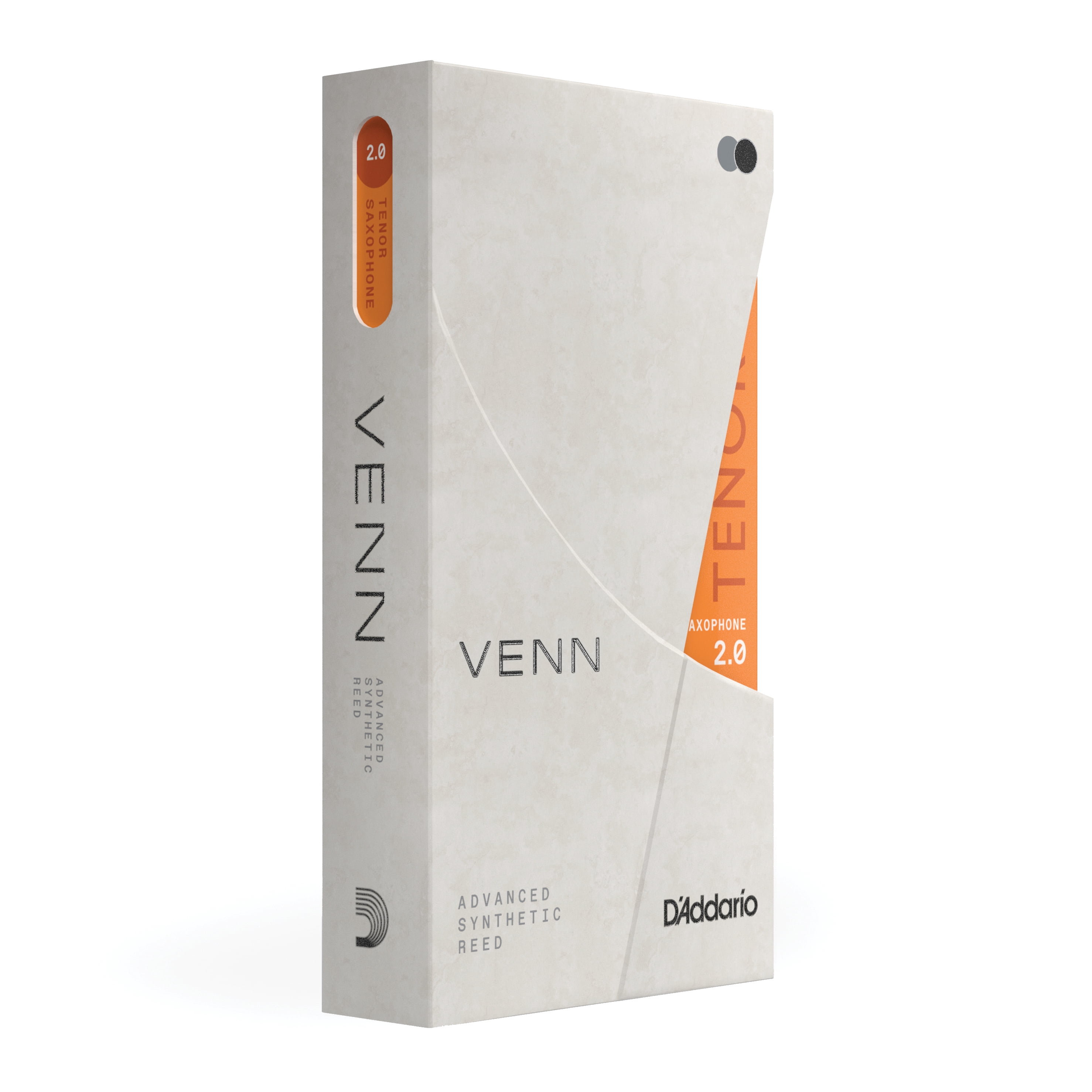 D'Addario VENN Tenor Saxophone Reed, G2, Strength 2.0, 1-Pack