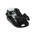 thumbnail image 2 of Newborn Baby Girls Crib Shoes Shiny Mirror PU Leather Bow Buckle First Walkers Soft Soles Non-slip Footwear 0-18M, 2 of 5