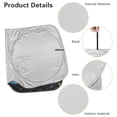 thumbnail image 5 of Yuyamidu Sun and Moon Car Sunshade for Windshield Sun Shade Car Interior Accessories Flower Automotive Sun Protection Visors Butterfly Car Windshield Cover, 5 of 7