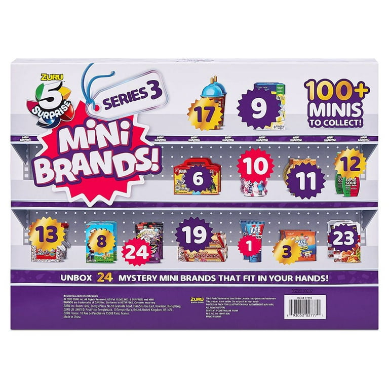 Mini Brands Series 3 Limited Edition 24-Surprise Pack with 6 Exclusive Minis  by ZURU 