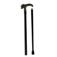 thumbnail image 2 of Screaming Biker Skull Flame Handle Metal Shaft Cane 2 Piece Travel Walking Stick, 2 of 4