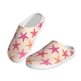 thumbnail image 2 of KLL Starfish Pattern Adult Unisex Cozy Slippers,Fuzzy Slip-on Slippers TPR Sole Slippers Comfort Plush Home Footwear for Indoor & Outdoor-39/40, 2 of 7