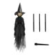 thumbnail image 1 of Decoraciones de Halloween, conjunto de bruja iluminada, fiesta, patio, casa fantasma, decoración del hogar, 1 of 5