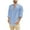 Sky Blue, variant on Casual Long Sleeve Shirts Mens Pure Color Linen Button Down Tops