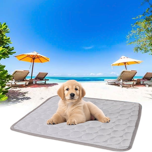 Alfombrilla de Hielo para Mascotas | Alfombrilla Universal para Dormir de Seda de Hielo Refrescante para Verano para Perros y Gatos | Cojín Transpirable para Todas las Estaciones | Alfombrilla