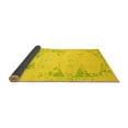 thumbnail image 2 of Ahgly Company Indoor Square Abstract Yellow Contemporary Area Rugs, 8' Square, 2 of 4