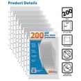 thumbnail image 3 of Protectores de sábanas Better Office Products, paquete de 200 unidades, 5,5 x 8,5 cm, 3 of 5
