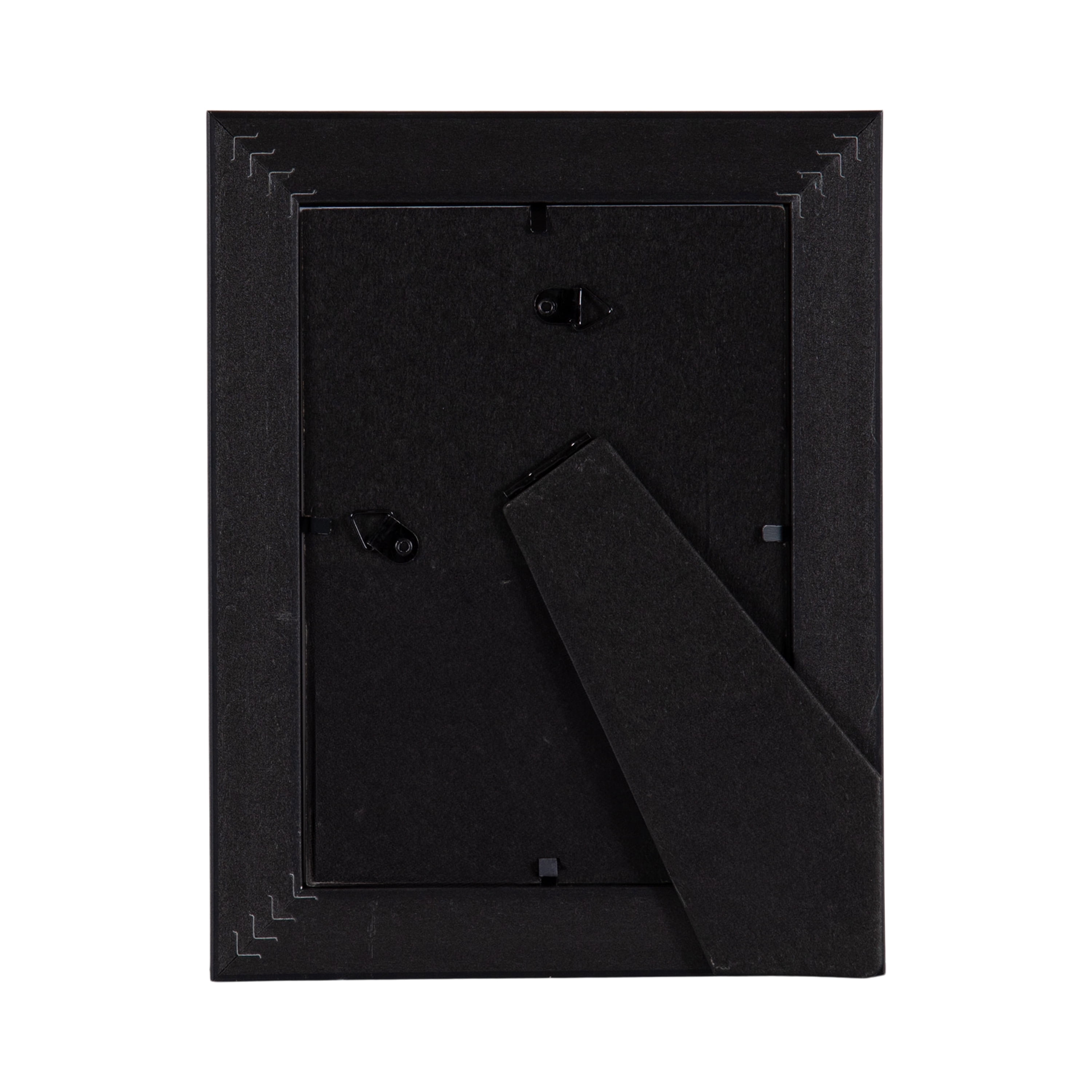DesignOvation 5x7 Casual Black/Tan Decorative Tabletop Picture Frame