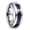 Steel color, variant on 8mm Wide Steel-colored Inlaid Lapis Lazuli Natural Stone Men's Tungsten Steel Ring