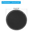 thumbnail image 2 of Uxcell 2.56" Diameter PU Leather Hat Patches, 50 Pcs Round, Black, 2 of 5