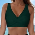 thumbnail image 2 of UAYOTSE Women's Black Push Up Bikini Top Twist Front Underwire Bathing Suit,Sizes L, 2 of 9