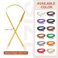 thumbnail image 2 of Uxcell Leather Purse Strap Replacement PU Adjustable Shoulder Crossbody Replacement Strap Yellow/Silver, 2 of 7