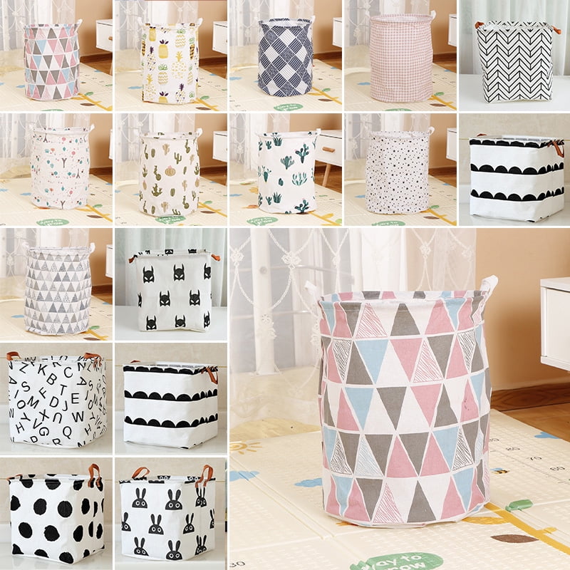 Laundry Bin Large Folding Washing Clothes Basket Bag Storage Hamper