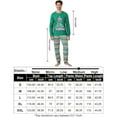 thumbnail image 5 of Yesfashion Christmas Pajamas for Men Christmas Pjs Matching Sets for Adults Holiday Xmas Sleepwear Set, 5 of 5