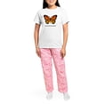 thumbnail image 4 of CafePress - Antisocial Butterfly Pajamas - Women's Short Sleeve Print T-Shirt and Pants Light Cotton Pajama Set, 4 of 7