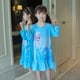 thumbnail image 1 of Disney Frozen princesa Elsa niñas camisones de manga larga de algodón sección delgada pijamas ropa de casa para niñas 110-115cm Gao Jinjia LED, 1 of 2