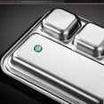 thumbnail image 3 of Stainless Steel Seasoning Dish Multi-grid Hot Pot Dipping Bowl Vinegar Soy Kimchi Sauce Dish Snack Plate Kitchen Tableware, 3 of 9