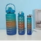 thumbnail image 5 of 3 PCS Water Bottles With Straw 300ML 900ML 2000ML Motivational Sport Water Bottles, 5 of 5