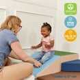 thumbnail image 6 of ECR4Kids SoftZone Adventurer's Summit Ramp Climber, Foam Playset, Earthtone, 4-Piece, 6 of 9