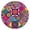 Retro Roun, variant on Fitted Round Tablecloth with Nautical Starfish & Anchor Theme - Waterproof Spill-Proof Elastic Table Cover for Restaurants and Events