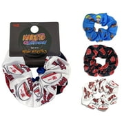 Naruto Scrunchies Set  Anime Scrunchies, Naruto Hair Ties Anime Stuff  Officially Licensed Naruto Merch Naruto Shippuden Hair Elastics Pack of 3
