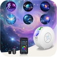 thumbnail image 3 of Smart Star Projector Galaxy Light, Bluetooth Speaker & APP Control, WiFi Night Light Compatible with Alexa & Google Home, for Bedroom, Parties, Gaming Room Decor (Films Included), 3 of 11
