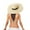 Beige, variant on LUOGENLI Sun Hats For Women Large Head Women Summer Wide Straw Hat Beach Sun Hats Floppy Roll up Sun Cap Upf 50+ Caps Sun Hats For Women Packable With Chin Strap Cowboy Hat Holder Macrame