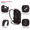 thumbnail image 3 of SWISSGEAR City Pack Backpack Narrow Daypack, Everyday Sporty Tablet Compact Carry, Dark Grey, 3 of 6