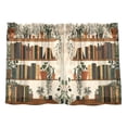 thumbnail image 7 of Yayeee Kitchen Curtains Tier Pair Light Filtering 27"x36" Rod Pocket Short Cafe Window Panel, Shelfplants, 7 of 7