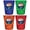 Multicolor (4-Pack), variant on Winter Park Colorado Design A Souvenir Full Color 2 oz Round Shot Glass Green