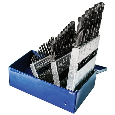 UPC: 0081838249298 | Century Drill & Tool 24929 Black Oxide Drill Bit Set 29 Piece
